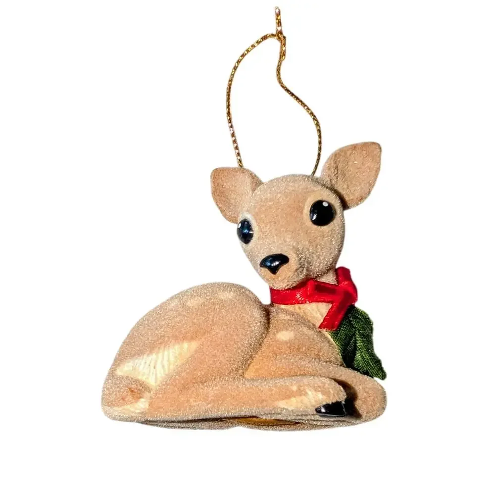Hallmark Keepsake Ornaments Flocked 